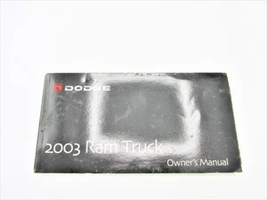 DODGE RAM, 2003 Dodge Ram Truck Owners Manual - Bild 1 von 5