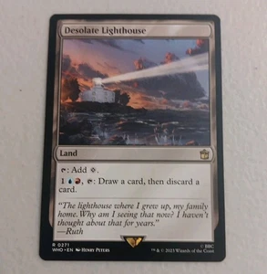 Desolate Lighthouse - Doctor Who Commander Magic The Gathering casi nuevo - Imagen 1 de 2
