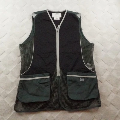 Berett Silver Pigeon Shooting Vest Mens Large Full Zip Hunting Camping - Image 1 of 4