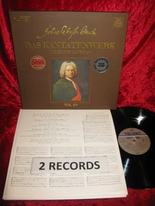 1987 GERMAN 2 LP NM TELDEC 6.35658 DIGITAL STEREO Johann Sebastian Bach ‎– Das K - Picture 1 of 2