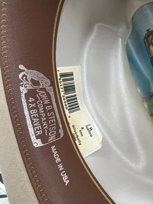 Stetson Cattleman Silver Belly 4x Beaver Cowboy Hat  - Image 1 of 4