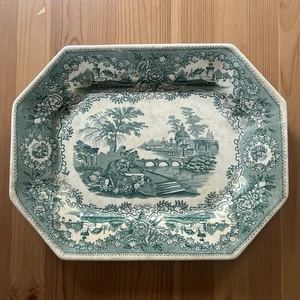 Antique Platter Made in Portugal; Real Fabrica de Sacavem - Picture 1 of 12