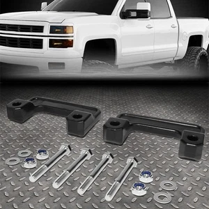 "KIT ELEVADOR DE MONTAJE BAJO DE 2" POLIURETANO NIVELACIÓN FRONTAL PARA 07-22 SILVERADO SIERRA 1500 - Imagen 1 de 5