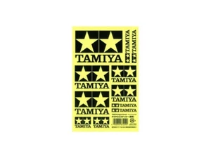 PEGATINAS CON LOGOTIPO DE TAMIYA (TRANSPARENTES) 67259 - Imagen 1 de 2