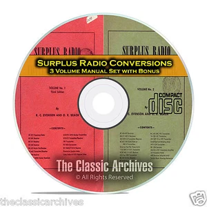 Surplus Radio Conversion Manuals, Old Time Radio Repair and Service CD C04 - Bild 1 von 6