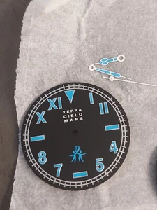 DIAL AND HANDS FOR TCM MECANIQUE TURQUOISE REFERENZA TC6012AC3PA - Imagen 1 de 11