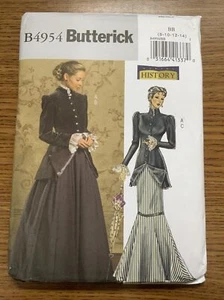 Butterick B4954 Victorian Making History Jacket & Skirts Sz 8 10 12 14 - Picture 1 of 3