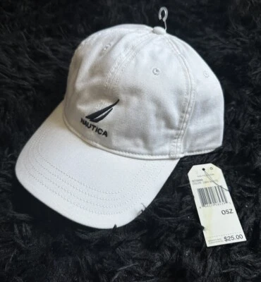 Gorra Nautica Blanca Nueva con Etiquetas Dad Challenge De Colección Navegación Kith Ns 83 Foto 1 de 4