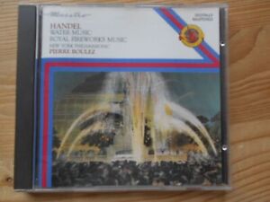 Water Music / Royal Fireworks Music Boulez, Pierre,  New York Philharmonic Georg