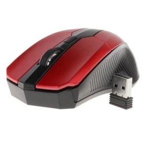 Mobile Bluetooth Wireless Mouse Optical ergonomic mice with USB receiver - Picture 1 of 17