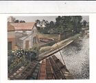 Stanley Spencer view from Cookham Bridge Postcard unused VGC