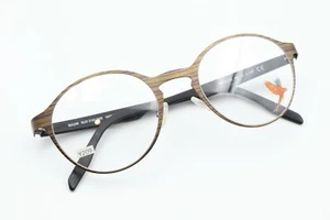 MAUI JIM MJO 2102-80M Satin Multi-Brown Stripe/Black 49-22-140 Frames ITALY Y209 - Picture 1 of 12