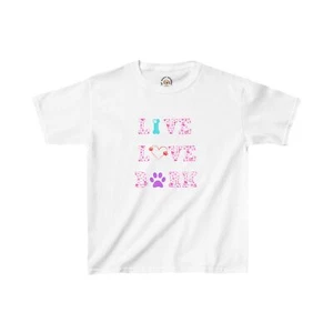 Live Love Bark Kids Heavy Cotton™ Tee - Picture 1 of 11