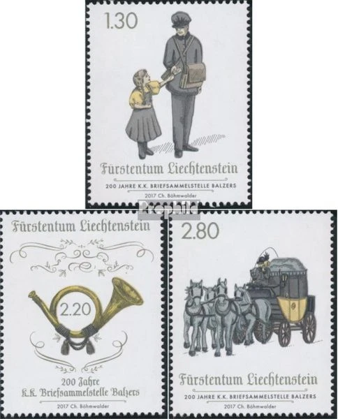 Sellos Liechtenstein 2017 Mi 1862-1864 como nuevo MNH 2017 punto de colección de cartas Balzers Foto 1 de 1