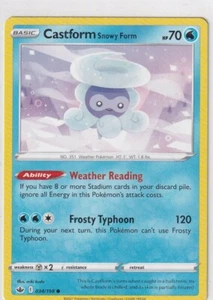 Pokemon Card SWSH06 Spooky Reign 34/198 Castform Snowy Form English - Picture 1 of 1