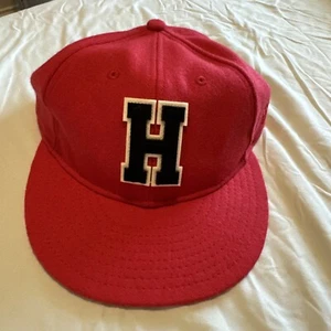 New Era Heritage Series Houston Rockets Fitted Hat - Red, Size 7 1/4 Black H. - Picture 1 of 10