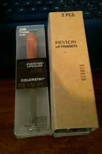 REVLON COLORSTAY OVERTIME LIPCOLOR #300 TIMELESS NUDE NEW MASTER PACKAGING RARE  - Picture 1 of 6