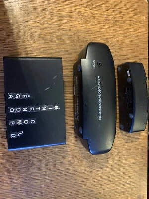 Lot of 3 Audio/Video S-Video Selectors Archer Radio Shack A B 1 2 3 4 Switch - Image 1 of 3