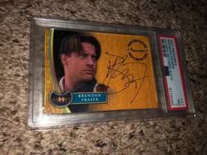 2001 Inkworks Mummy Returns BRENDAN FRASER #A1 Autograph PSA 7 NM - Picture 1 of 1