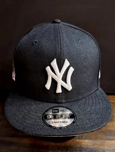 New Era New York Yankees Subway Series 9FIFTY Black Snapback Cap/Hat 100% Wool - Picture 1 of 11