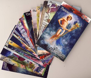 2023 Perna Studios Classic Mythology IV 4 35-Card Mini Master Set