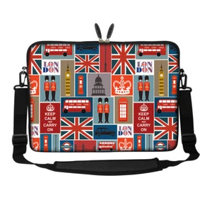 14" Laptop Computer Sleeve Case Bag w Hidden Handle & Shoulder Strap 3024 - Bild 1 von 3