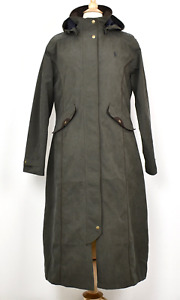 JACK MURPHY Ireland Long Duster Raincoat Insulated L US 14 UK 16 Equestrian Coat