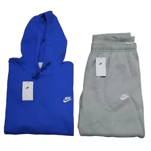 Nike Club Fleece Sweatsuit Tracksuit Matching 2 PC Outfit Set Men's Size 3XL NWT - Picture 1 of 12