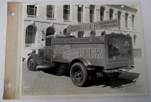 1933 Photo of GMC Truck, Alpen Glow Beer, General Enterprise Co. - Picture 1 of 2