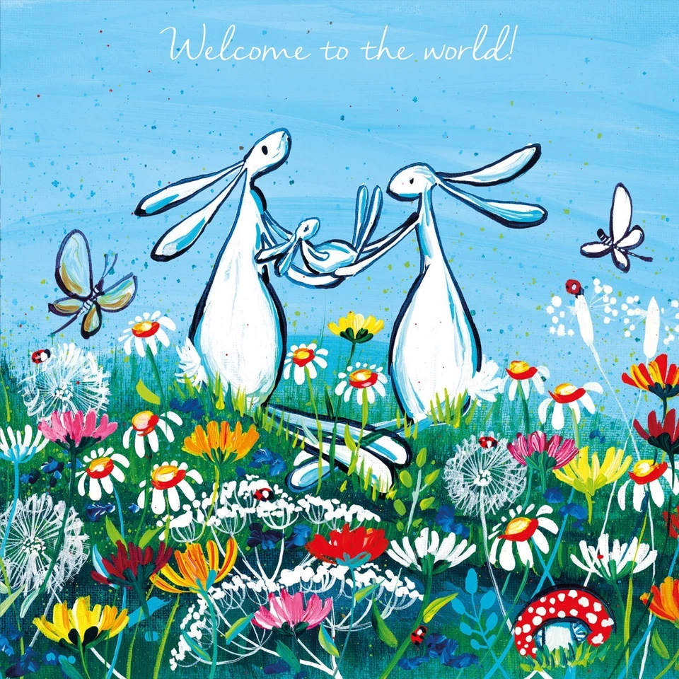 Eco Friendly Card Co Recycled Card - Welcome to the world! Kate Andrews Blank - Image 1 of 1