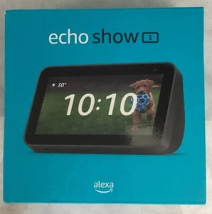 Amazon Echo Show 5 (2nd Gen) Smart Display Speaker - Charcoal - Picture 1 of 4