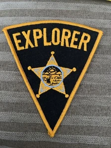 Estate Find: Police ? Boy Scouts ? Explorer Star Patch - Picture 1 of 4
