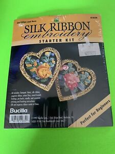 Silk Ribbon Embroidery Starter Kit Carnation And Rose New In Pkg Dated 1997