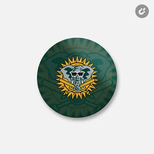 Oakland Athletics MLB | 4'' X 4'' Round Decorative Magnet - Bild 1 von 2