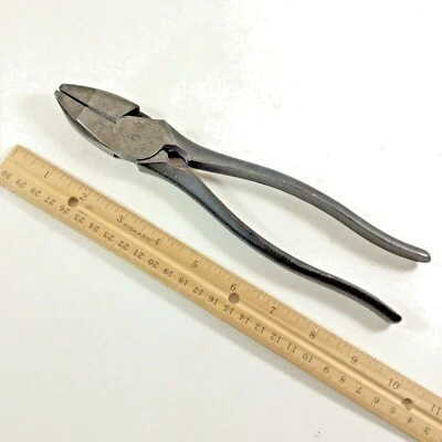 Alicates de liniero Klein Tool 213-9NETH de colección rosca de perno hechos en EE. UU. Foto 1 de 4