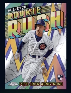 2024 Topps Chrome All-Etch Rookie Rush - PETE CROW-ARMSTRONG (Bunt Digitai Card - Bild 1 von 1
