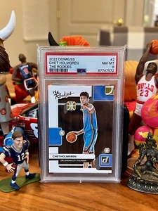 2022-23 Donruss The Rookies #2 Chet Holmgren RC Rookie Thunder PSA 8 NM🏀 - Picture 1 of 3