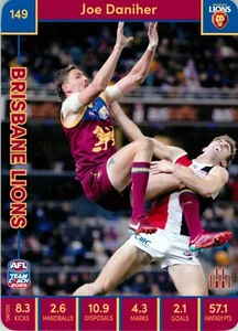 2023 BRISBANE LIONS AFL Card JOE DANIHER Teamcoach - Imagen 1 de 3