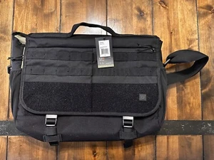 5.11 Tactical Overwatch Black Messenger Bag 18L Work School Daily Carry Bag - Picture 1 of 2