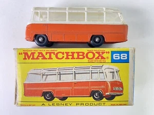 vintage lesney matchbox No 68 Mercedes Coach with original box - Picture 1 of 7