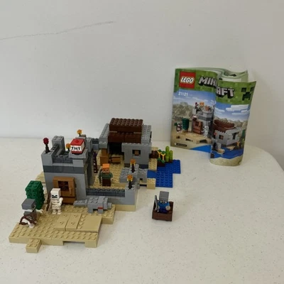 LEGO Minecraft: The Desert Outpost (21121) 99% complete with instructions - Image 1 of 4