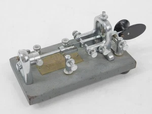 Vibroplex Original Vintage Ham Radio Telegraph Key Bug (SN 196448 from 1956) - Zdjęcie 1 z 7
