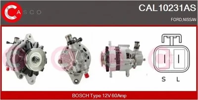 LICHTMASCHINE PASST FÜR: PASSEND FÜR NISSAN CARAVAN BUS 2.5 D.PASST FÜR NISSAN MISTRAL 2. - Bild 1 von 3