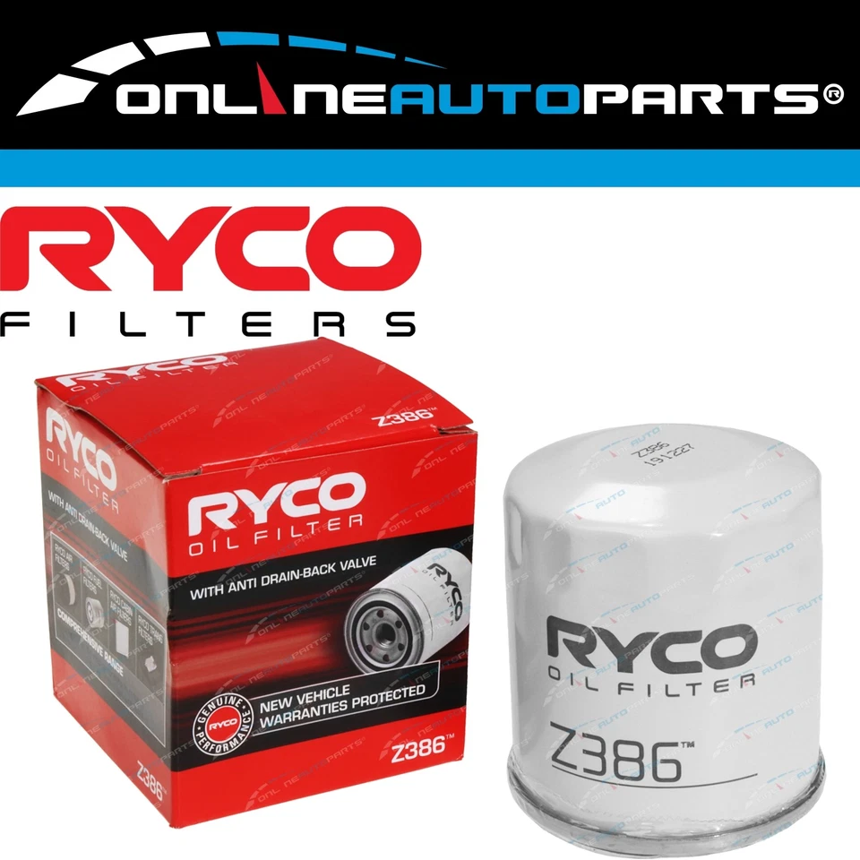 Ryco Engine Oil Filter for Holden Nova LE LF 1.4L 4cyl 6A-FC 1989~1992 - image 1 of 1
