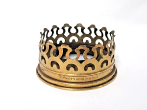 ANTIGUO QUEMADOR LÁMPARA ACEITE ALADDIN MODELO 6 GALERÍA LATÓN - Imagen 1 de 8