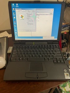 Vintage Dell Latitude PPL CPi D266XT Intel Pentium 2 Windows XP working laptop - Picture 1 of 3