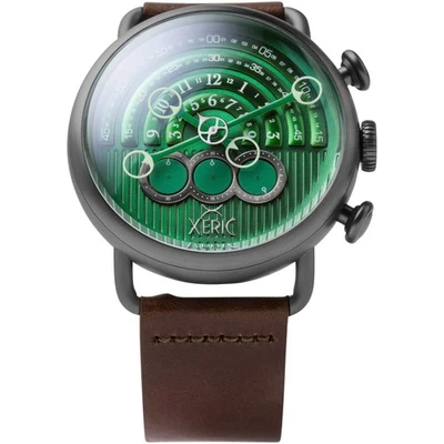 Xeric Halograph Chrono Sapphire Gunmetal Green Watch - Brand New - Image 1 of 4