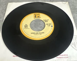 Beach Boys Heroes And Villains/Good Vibrations 7” Vinyl Record 45rpm VG+ - Picture 1 of 4