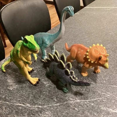 Learning Resources Jumbo Tall Dinosaurs Lot Of 4 - Image 1 of 4