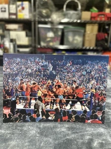 WWE 20 MAN BATTLE ROYAL WM2 WRESTLEMANIA LIVE 4X6 WRESTLING PHOTOCARD #4 - Bild 1 von 2